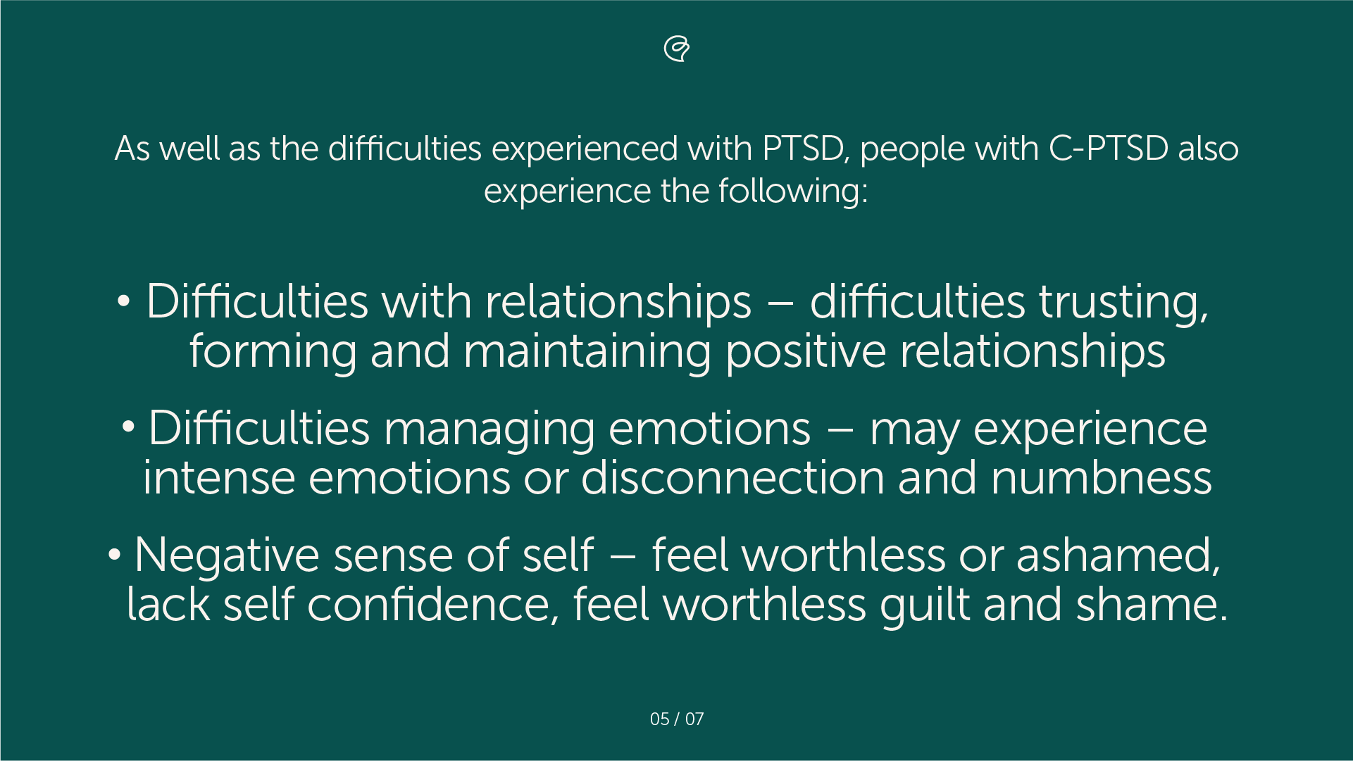 PTSD and Complex PTSD