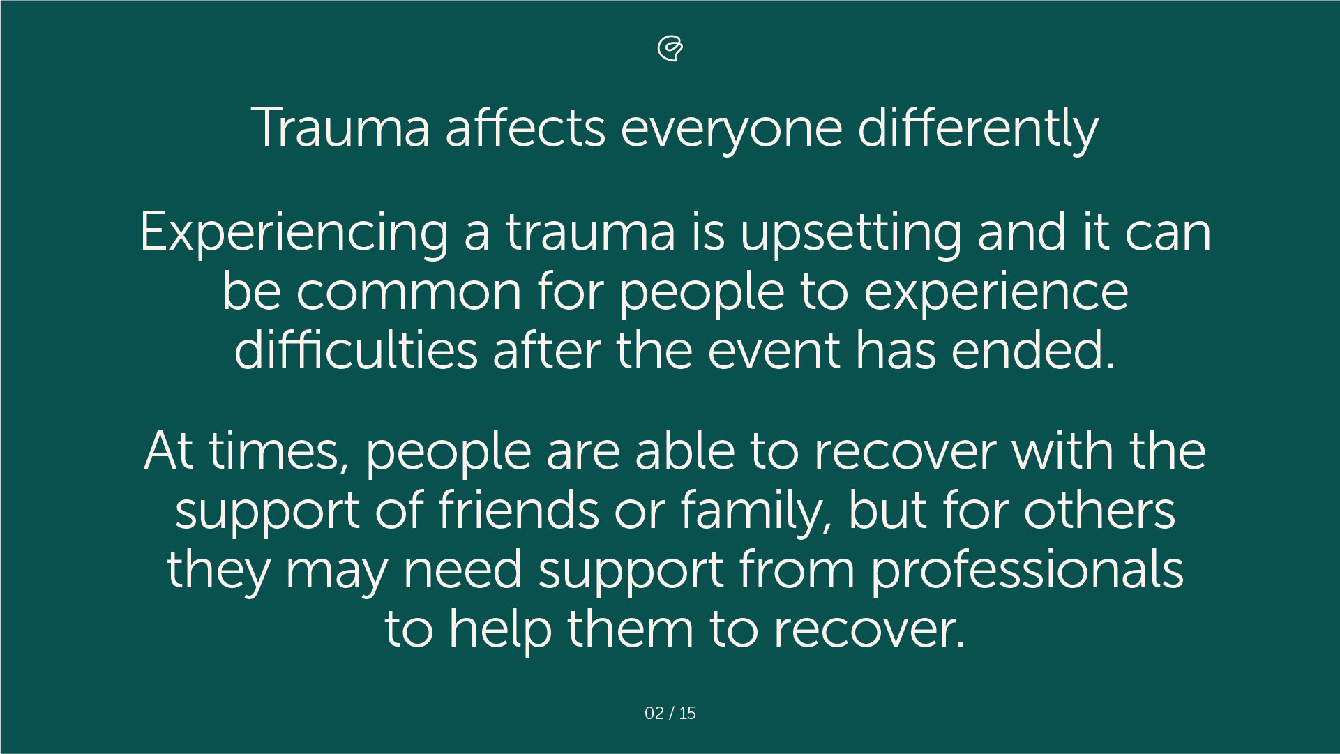 How does trauma affect us