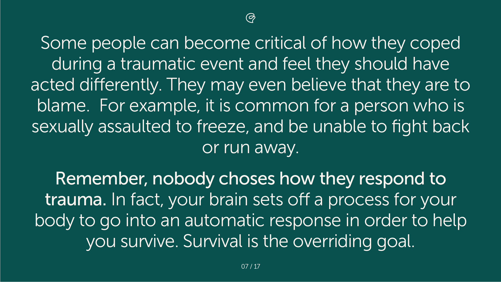 The Impact of Trauma on the Brain